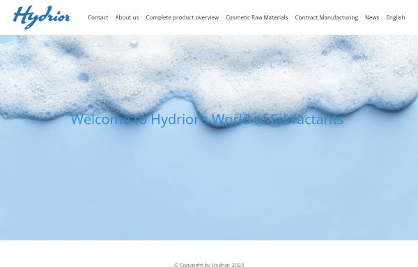 Vorschau von www.hydrior.com, Hydrior AG