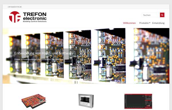 Vorschau von www.trefon-electronic.de, TREFON electronic GmbH