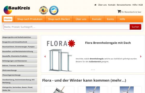 Vorschau von www.baukreis.de, BauKreis GmbH & Co. KG
