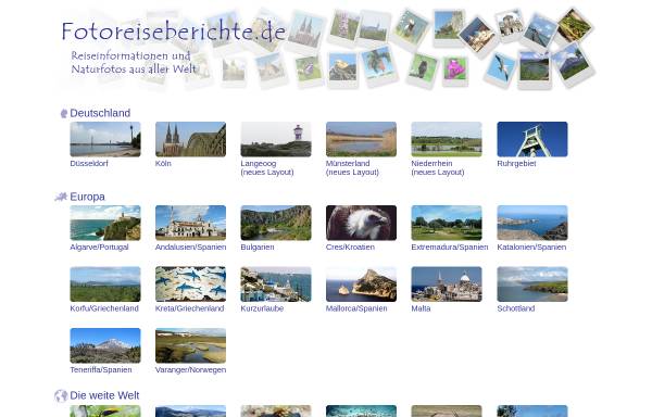 Vorschau von www.fotoreiseberichte.de, Fotoreiseberichte.de [Gaby Schulemann]