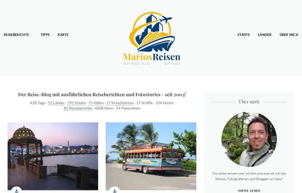 Vorschau von www.marios-reisen.de, Marios Reisen [Mario Stiller]