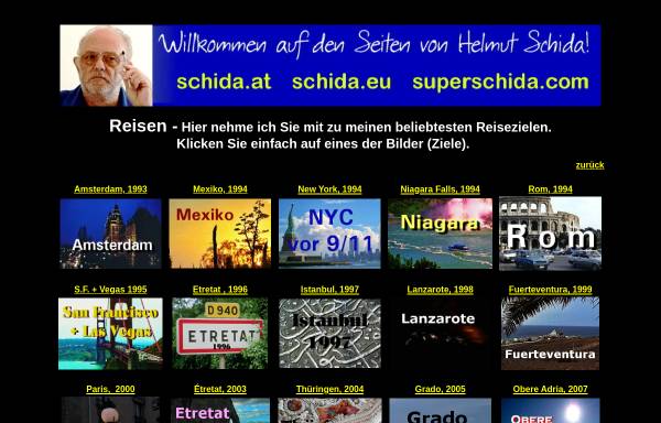 Vorschau von www.superschida.com, Reisen mit Helmut Schida