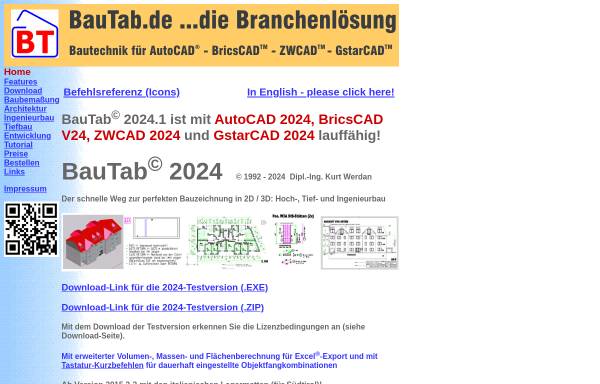 Vorschau von www.bautab.de, BauTab