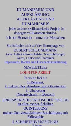 Vorschau der mobilen Webseite www.egbert-scheunemann.de, Scheunemann, Egbert