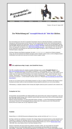 Vorschau der mobilen Webseite www.rossaepfel-exkurse.de, Rossäpfel-Exkurse