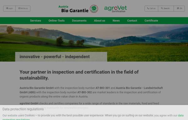 Vorschau von www.abg.at, Austria Bio Garantie