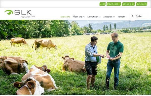 Vorschau von www.slk.at, SLK - Salzburger Landwirtschaftliche Kontrolle GesmbH