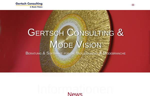 Vorschau von gertsch.ch, Gertsch Consulting & Mode Vision - Stefan und Verena Gertsch