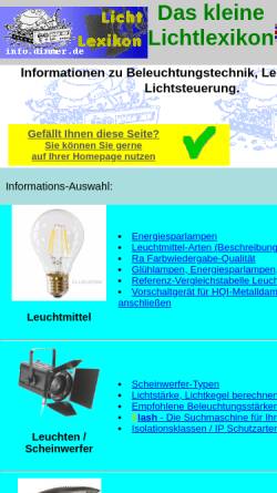 Vorschau der mobilen Webseite info.dimmer.de, Dimmer Doktor