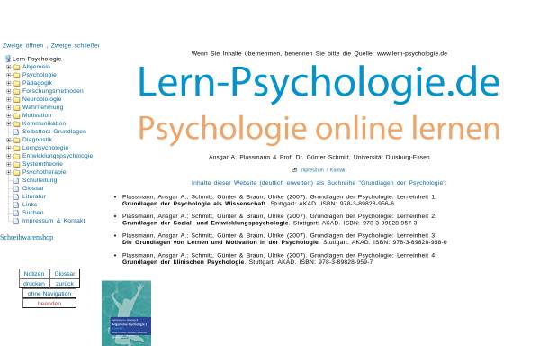 Vorschau von www.lern-psychologie.de, Lern-Psychologie