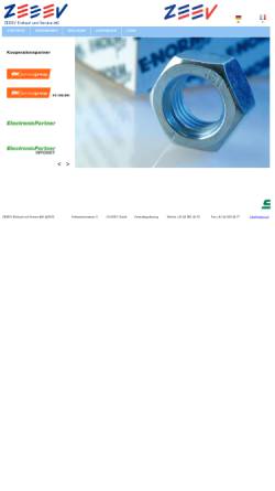 Vorschau der mobilen Webseite zeev.ch, Zeev - Zentralschweizerischer Eisenhändler Einkaufs-Verband