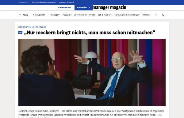 Vorschau von www.manager-magazin.de, Manager Magazin