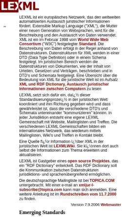Vorschau der mobilen Webseite www.lexml.de, Lexml