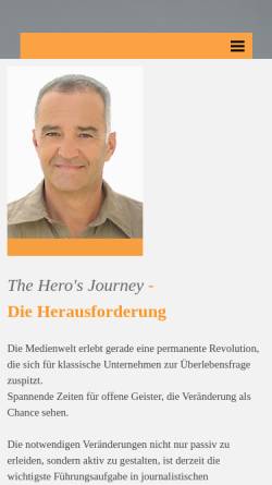 Vorschau der mobilen Webseite www.friedrich-reichert.de, Journalismus im Web
