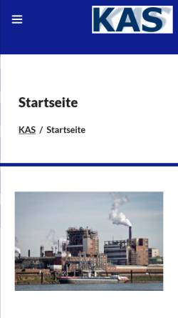 Vorschau der mobilen Webseite www.sfk-taa.de, Störfall-Kommission und Technischer Ausschuss für Anlagensicherheit
