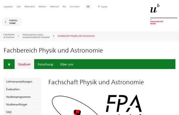 Fachschaft Physik und Astronomie der Universität Bern