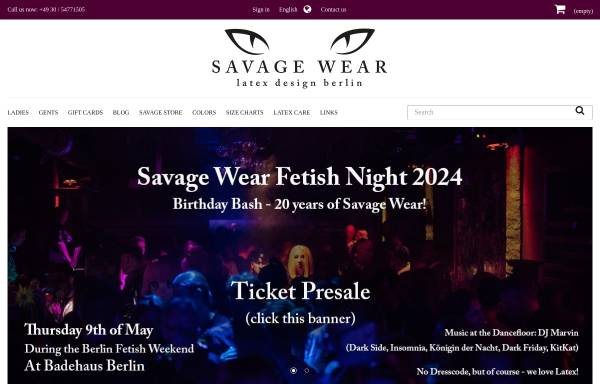 Vorschau von www.savage-wear.com, Savage-Wear, Heidi Pulkkinen