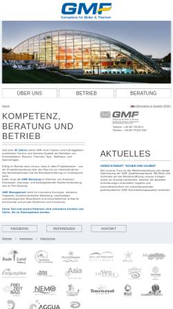 Vorschau der mobilen Webseite www.gmfneuried.de, Gesellschaft für Entwicklung und Management von Freizeitsystemen mbh & Co. KG
