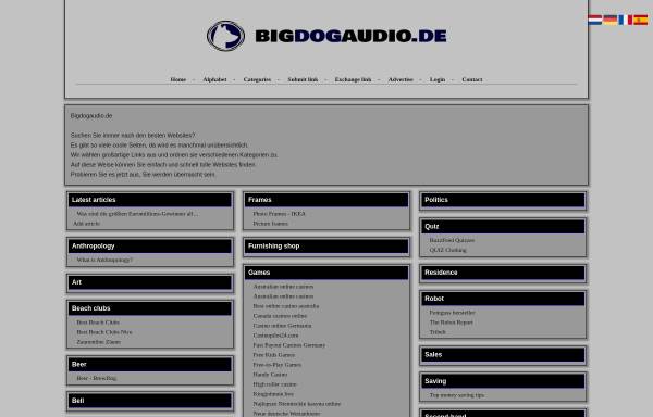 Vorschau von bigdogaudio.de, Bigdogaudio, Inh. Wilfried Schneider