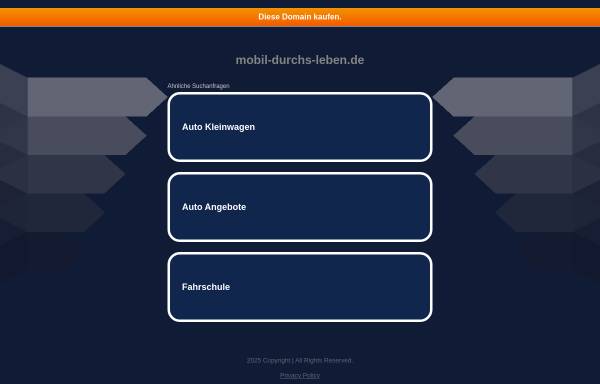 Vorschau von www.mobil-durchs-leben.de, Mobil durchs Leben e.V.