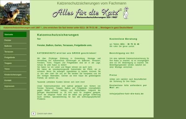 Vorschau von www.alles-fuer-die-katz.de, Alles für die Katz, Werner Halver