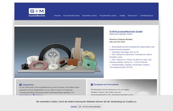 Vorschau von www.g-und-m.de, G+M Kunststofftechnik