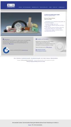 Vorschau der mobilen Webseite www.g-und-m.de, G+M Kunststofftechnik