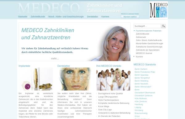 Vorschau von www.medeco.de, MEDECO