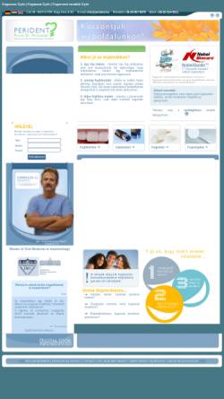 Vorschau der mobilen Webseite perident.hu, Zahnklinik und Implantologisches Zentrum Gyor Ungarn