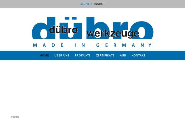 Vorschau von www.duebro.de, Dübro Werkzeug GmbH