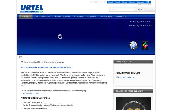 Vorschau von www.urtel.com, Urtel Diamantwerkzeuge GmbH
