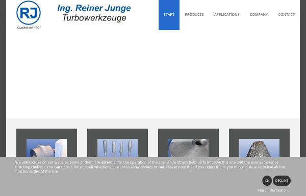 Vorschau von www.turbowerkzeuge.de, Ing. R. Junge - Turbowerkzeuge