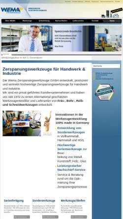 Vorschau der mobilen Webseite www.wema-zerspanungswerkzeuge.de, Meta-cut GmbH
