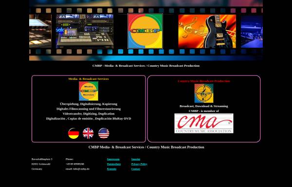 Vorschau von www.cmbp.de, CMBP-TV-Video- & Musicproduction