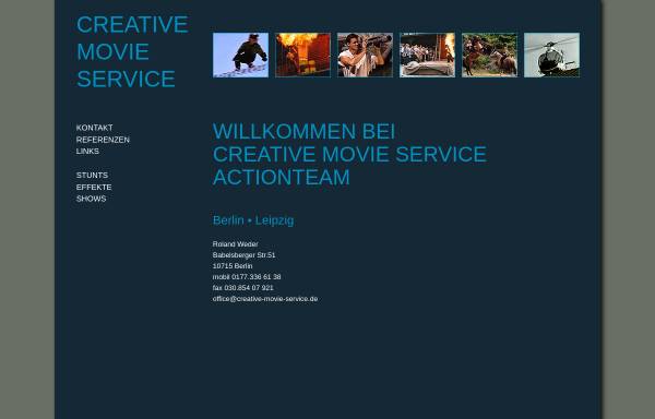 Vorschau von creative-movie-service.de, Creative-movie-service Roland Weder