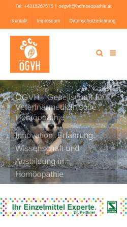Vorschau der mobilen Webseite www.oegvh.at, ÖGVH