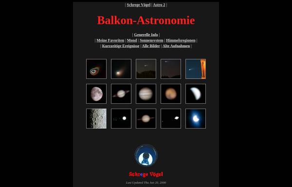 Balkon-Astronomie