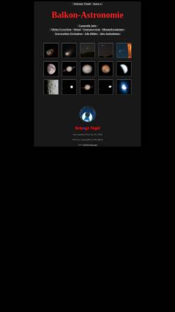 Vorschau der mobilen Webseite www.jogi.com, Balkon-Astronomie