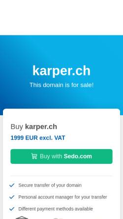 Vorschau der mobilen Webseite www.karper.ch, Indo und Bruno Karper