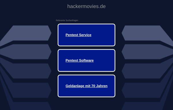Vorschau von www.hackermovies.de, Hackermovies