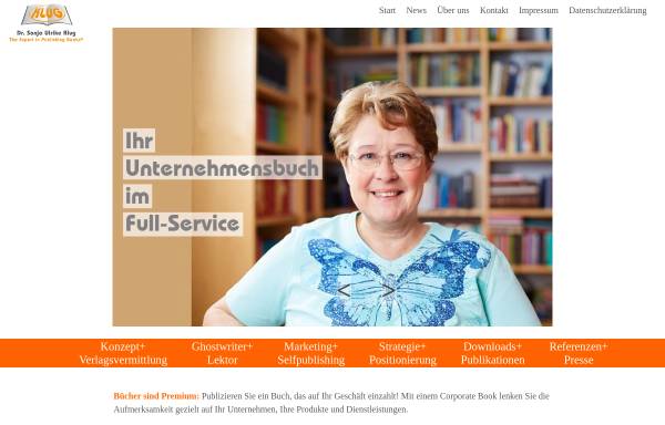 Vorschau von buchbetreuung-klug.com, Dr. Sonja Ulrike Klug