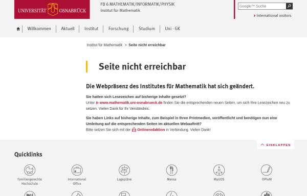 Vorschau von www.mathematik.uni-osnabrueck.de, Skripten