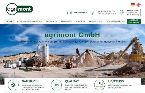 Vorschau von www.agrimont.de, Agrimont GmbH