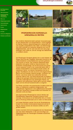 Vorschau der mobilen Webseite www.pferderegion-nordwald.at, Pferderegion Nordwald