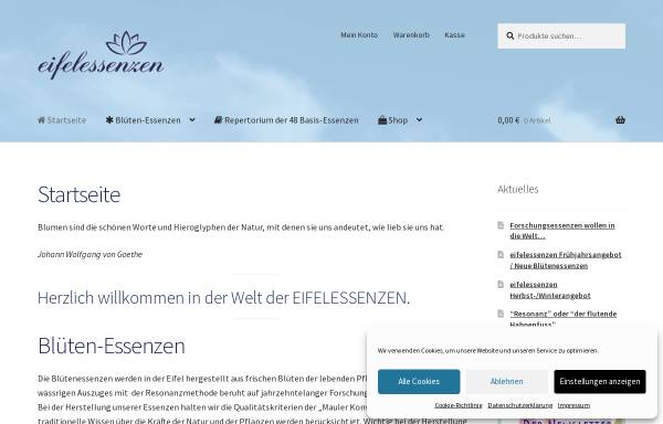 Vorschau von www.bluetenessenzen-online.de, Blütenessenzen-Online
