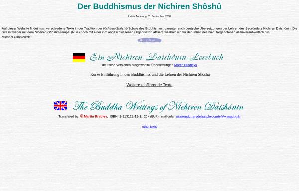 Vorschau von www.hokkeko.de, Ein Nichiren-Daishonin-Lesebuch