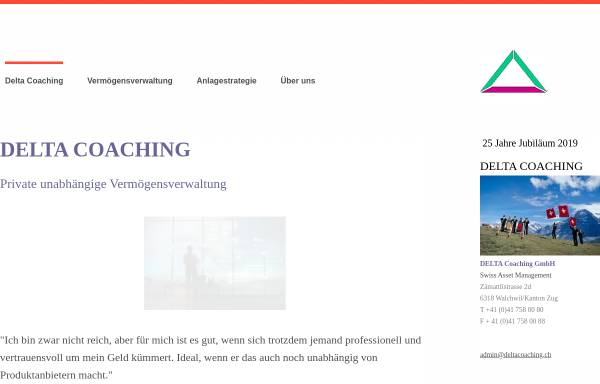 Vorschau von www.deltacoaching.ch, Delta Coaching GmbH