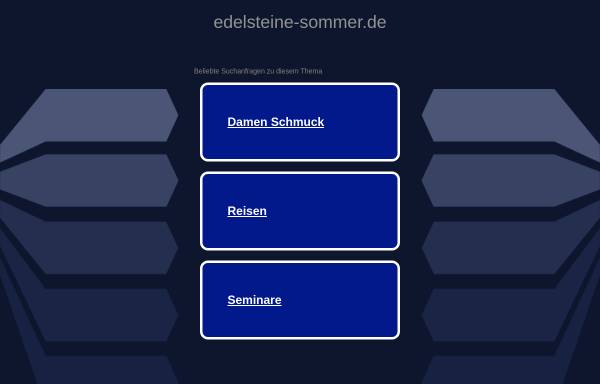 Vorschau von www.edelsteine-sommer.de, Edelsteine-Sommer