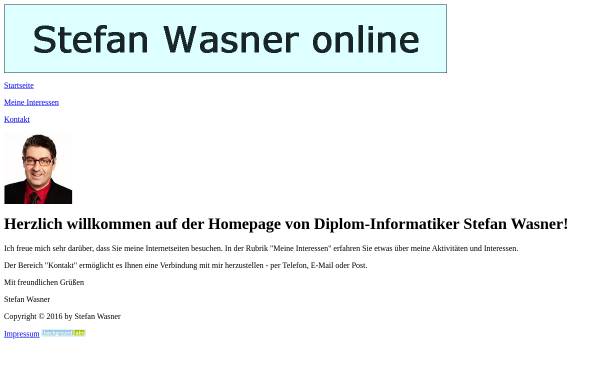 Vorschau von www.stefanwasner.de, Wasner, Stefan