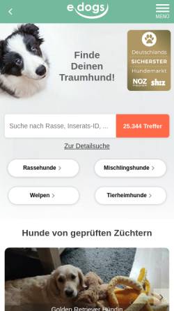 Vorschau der mobilen Webseite www.seele-der-tiere.de, Diplom-Tierpsychologin Sonja Ströbl